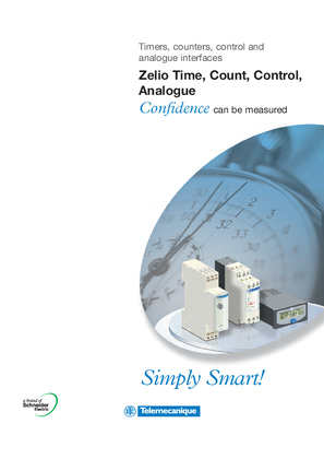Zelio Timers, counters, control and Analog Brochure